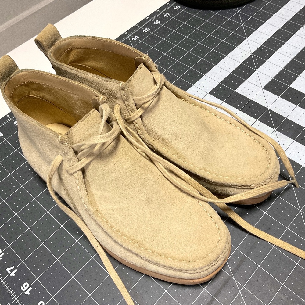 Everlane Tan Suede Booties